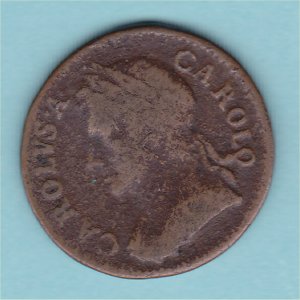 1673 (b) Farthing, Charles II, Fine