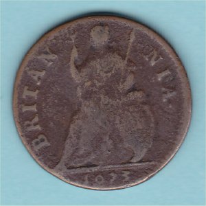 1673 (b) Farthing, Charles II, Fine Reverse