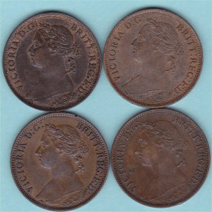 1885 Farthing, Victoria, gVF