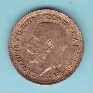 1913 Third Farthing, George V, gEF