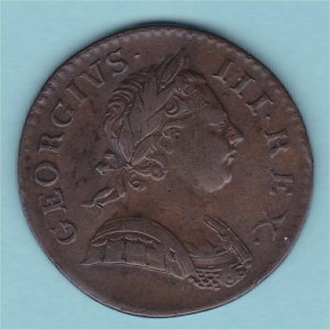 1770 HalfPenny, super VF