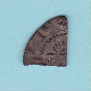 Cut Farthing, Henry III, Fine