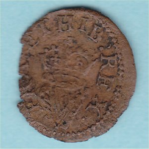 Farthing, Richmond OVAL P282 (b) Rose, VF Reverse