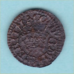 Farthing, Harington P40 trefoil, EF