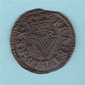 Farthing, Lennox P79 Key, VF Reverse