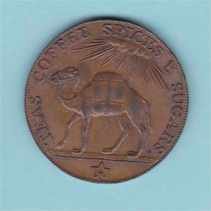 1794 HalfPenny Token, Bath, Unc