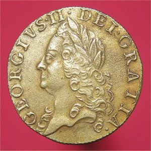 1759 Guinea, George II, GVF