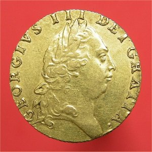 1791 Guinea, George III, aVF
