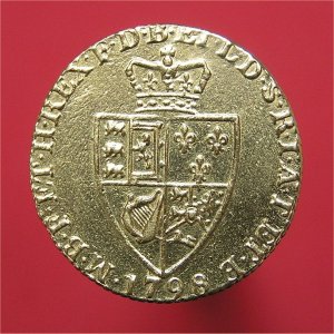 1798 Guinea, George III, gF Reverse