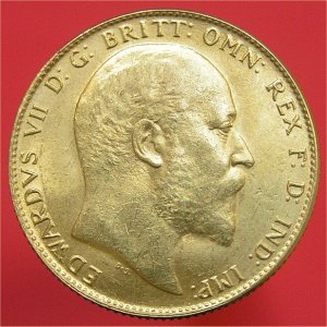 1904P Sovereign, Edward VII, VF