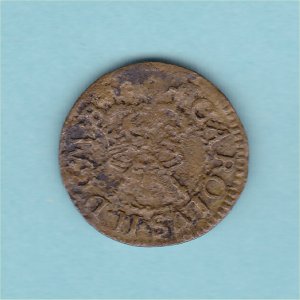1660 Armstrong Farthing, Charles II, VF