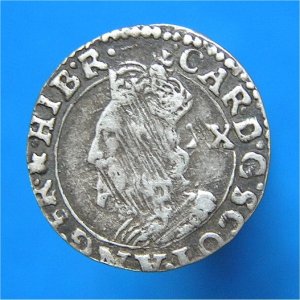 Scottish Twenty Pence, Falconers, Charles I, bold Fine