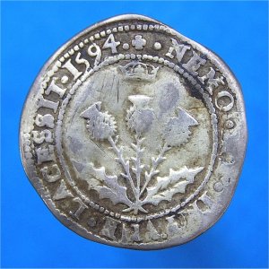 1594%20Scottish%20Five%20Shillings,%20James%20VI,%20fair/gF Reverse