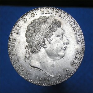 1819 (b) Crown LIX with Stops, George III, aUnc