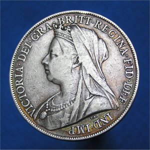 1899 Crown LXII, Victoria, VF