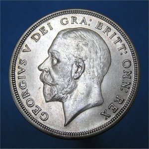 1927 Crown wreath, Proof, George V, aUnc