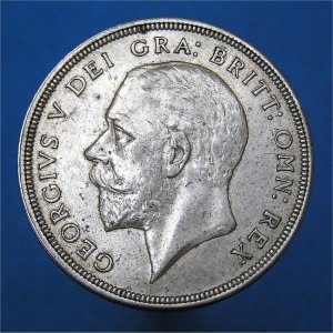 1933 Crown wreath, George V, aUnc