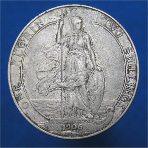 1906 Florin, Edward VII aVF Reverse