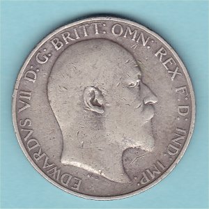 1907 Florin, Edward VII Fine