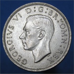 1950 Florin, George VI EF