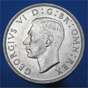 1951 Florin, George VI EF/aUnc