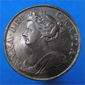 1713 HalfCrown, Anne VF