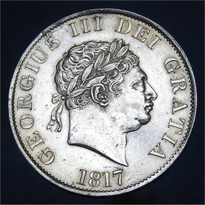 1817 (b) HalfCrown, George III aUnc