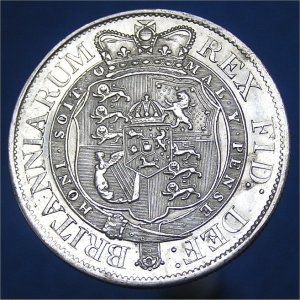 1817 (b) HalfCrown, George III aUnc Reverse