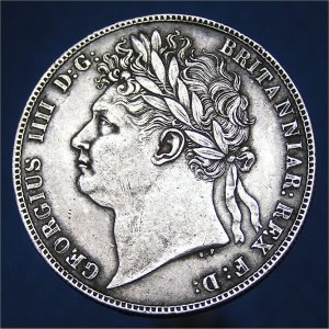 1824 HalfCrown, George IV gVF