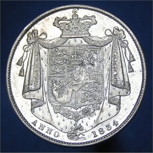 1834 HalfCrown, William IV aUnc Reverse