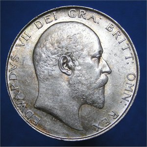 1909 HalfCrown, Edward VII aUnc