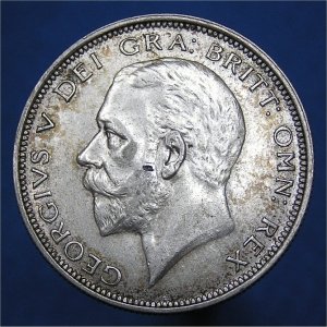 1926 HalfCrown, George V VF/VF+