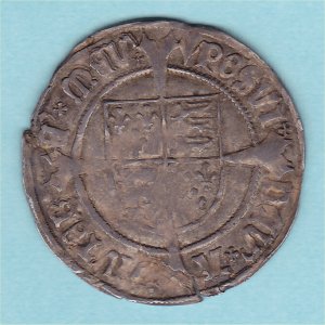 Henry VII Groat, S2258 VF+ Reverse