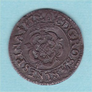 Charles I Half Groat, Lis, S2822 gVF+