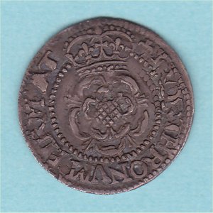 Charles I Half Groat, Lis, S2822 gVF+ Reverse