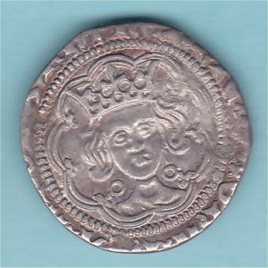 Henry VI Half Groat, S1840 VF