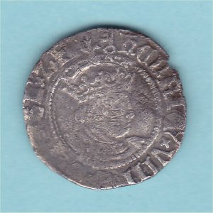Henry VIII Half Groat, S2348 gFine