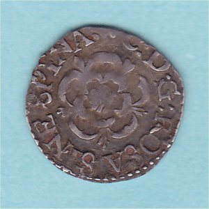 Charles I Penny, Two Pellets S2838 aVF