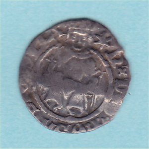 Henry VIII Penny, Durham, S2354 bold Fine