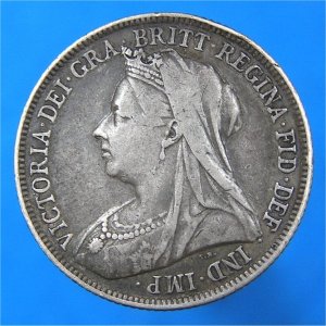 1895 Shilling, Victoria, gFine