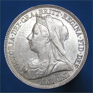 1901 Shilling, Victoria, EF