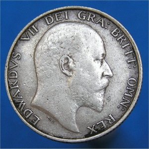 1903 Shilling, Edward VII, gFine