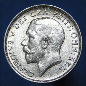 1914 Shilling, George V, gVF