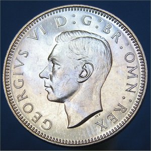 1951 Shilling, English Proof, George VI, Unc